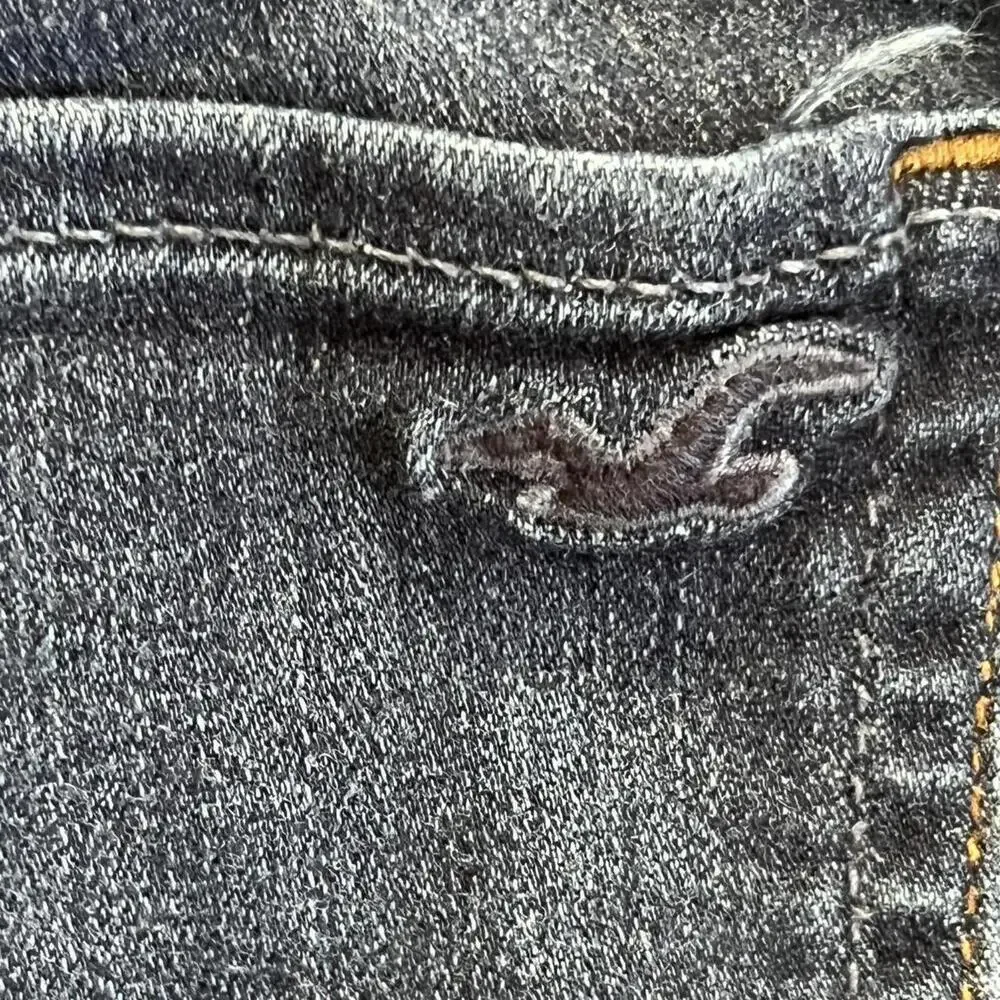 Vintage Hollister Co. stretchy distressed skinny jeans Size 11 regular - Picture 7 of 7